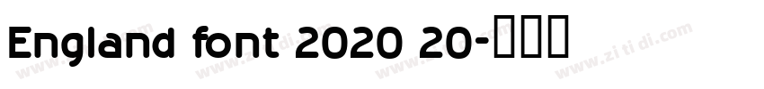England font 2020 20字体转换